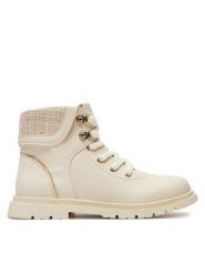 Mayoral Trapery 48481 Écru. Buty zimowe dziewczęce Mayoral, bez wzorów, ze skóry, bez zapięcia. Za 269.99 zł.