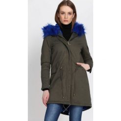 Ciemnozielona Kurtka Shipshape. Czarne kurtki damskie Born2be, na zimę, z aplikacjami. Za 169.99 zł.