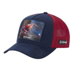 Męska Czapka Z Daszkiem SpiderMan Trucker Cap. Czerwone czapki i kapelusze męskie CapsLab, bez wzorów. Za 210.99 zł.