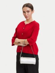 MICHAEL Michael Kors Torebka 32S6SZYC1M Srebrny. Szare torebki do ręki damskie MICHAEL Michael Kors, bez wzorów, ze skóry, bez dodatków. Za 529.99 zł.