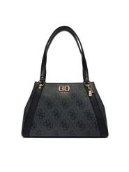 Guess Torebka Karnilla HWOS99 01220 Szary. Szare torebki do ręki damskie Guess, z aplikacjami, ze skóry, bez dodatków. Za 719.99 zł.