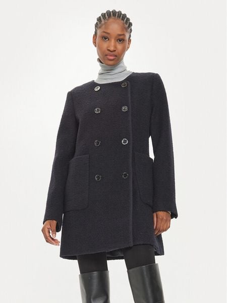 MICHAEL Michael Kors Płaszcz wełniany 77B6754M12 Czarny Slim Fit. Czarne płaszcze damskie MICHAEL Michael Kors, na zimę, m, bez wzorów, z syntetyku, bez kaptura. Za 1,759.00 zł.
