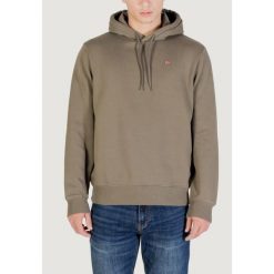 Bluza Mężczyzna NAPAPIJRI BALIS HOOD. Zielone bluzy męskie Napapijri, m, bez wzorów, z bawełny, bez kaptura. W wyprzedaży za 269.40 zł.
