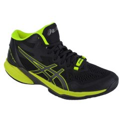 Buty do siatkówki męskie, ASICS Sky Elite FF MT 2. Czarne buty sportowe męskie Asics, z materiału, bez zapięcia, do siatkówki. Za 915.00 zł.
