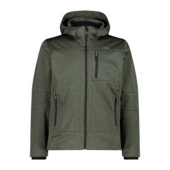 Kurtka męska turystyczna CMP M. Zielone kurtki sportowe męskie CMP, l, bez wzorów, z softshellu, trekkingowe. Za 350.00 zł.