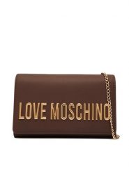 LOVE MOSCHINO Torebka JC4103PP1PKD0300 Brązowy. Brązowe torebki do ręki damskie Love Moschino, bez wzorów, ze skóry, wizytowe, bez dodatków. Za 699.99 zł.
