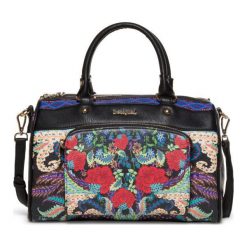 Desigual Torebka Damska Czarna Feather Dublin. Torebki do ręki damskie marki Desigual. W wyprzedaży za 277.00 zł.