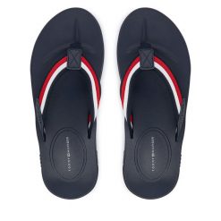 Japonki Tommy Hilfiger. Niebieskie klapki męskie Tommy Hilfiger. Za 209.99 zł.