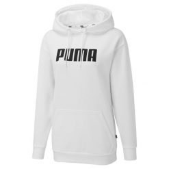 Bluza dresowa damska Puma ESS OVERSIZED. Białe bluzy damskie Puma, xl, bez wzorów, z dresówki, bez kaptura. Za 195.99 zł.