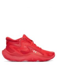 Under Armour Buty do koszykówki UA Jet '25 6001587 Czerwony. Czerwone buty sportowe chłopięce Under Armour, bez wzorów, z materiału, bez zapięcia, do koszykówki. Za 299.99 zł.
