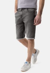 Szare szorty jeansowe E-MEXT. Szare szorty męskie Volcano, m, bez wzorów, z jeansu, klasyczne. Za 159.99 zł.