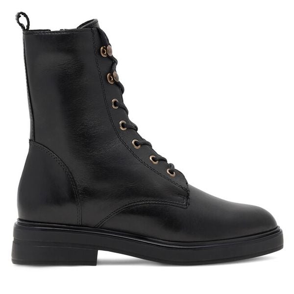 Trzewiki Sergio Bardi. Czarne botki damskie Sergio Bardi, bez obcasa, na płaskiej podeszwie, bez zapięcia. Za 295.00 zł.