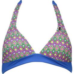 Biustonosz bikini "Stintino" w kolorze niebieskim ze wzorem. Bikini damskie marki Brunotti. W wyprzedaży za 74.95 zł.
