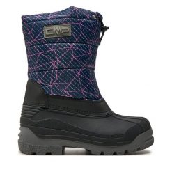 Śniegowce CMP. Niebieskie śniegowce dziewczęce CMP, bez zapięcia. Za 219.99 zł.