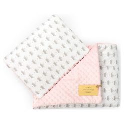 Floo For Baby Zestaw Do Wózka - Kocyk + Poduszka Minky, Romantic Princes. Kocyki dla dzieci marki Pulp. Za 77.00 zł.