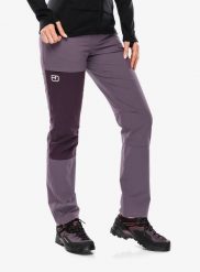 Spodnie softshell damskie Ortovox Brenta Pants. Fioletowe spodnie materiałowe damskie ORTOVOX, l, bez wzorów, z materiału. Za 742.49 zł.