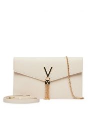 Valentino Torebka Luxe VBS9XJ17 Écru. Białe torebki do ręki damskie Valentino, bez wzorów, ze skóry, wizytowe, bez dodatków. Za 439.99 zł.