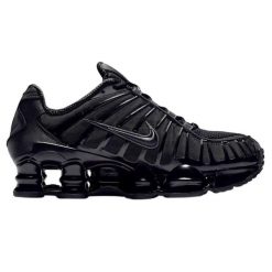 Buty unisex treningowe Nike Shox TL czarne. Czarne obuwie sportowe damskie Nike, bez wzorów. Za 679.99 zł.