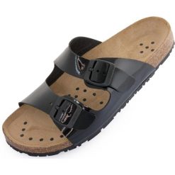 Kapcie medyczne Abeba czarne. Czarne kapcie damskie Puma, bez wzorów, z materiału. Za 179.99 zł.