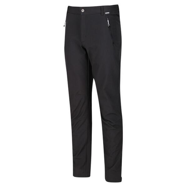 Męskie spodnie softshellowe Geo II. Czarne spodnie sportowe męskie Regatta, na lato, m, bez wzorów, trekkingowe. W wyprzedaży za 249.99 zł.
