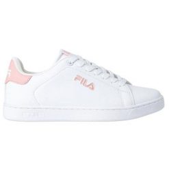 Buty damskie do chodzenia Courtbay Linear Wmn białe. Białe obuwie sportowe damskie Fila, bez wzorów, trekkingowe. W wyprzedaży za 168.00 zł.