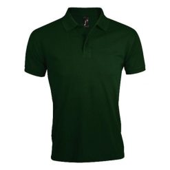 Męska Koszulka Polo Prime. Zielone koszulki polo męskie SOL'S, m, bez wzorów, sportowe, bez ramiączek. Za 118.99 zł.