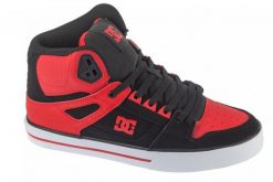DC Pure High-Top Wc ADYS400043-FWB Czerwone 43. Czerwone trampki męskie DC Shoes, bez wzorów, bez zapięcia. Za 328.23 zł.
