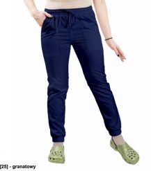 Visent SPODNIE DAMSKIE JOGGERY SPODNIE MEDYCZNE granatowy M. Niebieskie spodnie sportowe damskie Visent, m, bez wzorów. Za 69.99 zł.