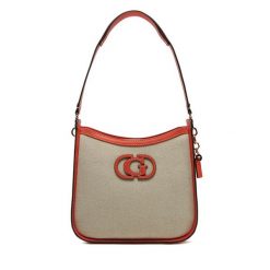 Torebka Guess. Brązowe listonoszki damskie Guess, z aplikacjami, bez dodatków. Za 319.99 zł.