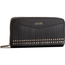 Duży Portfel Damski LIU JO - Xl Zip Around Brera N68198 E0031 Nero 22222. Czarne portfele damskie Liu Jo, ze skóry ekologicznej. Za 339.00 zł.