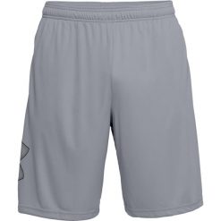 Szorty Under Armour Tech™ Graphic. Czarne krótkie spodenki sportowe męskie Under Armour, xl, bez wzorów, do biegania. Za 186.50 zł.