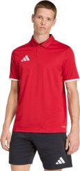 Adidas Koszulka męska adidas Entrada 26 Polo czerwona JZ6664 L. Czerwone koszulki polo męskie Adidas, l, bez wzorów, bez ramiączek. Za 97.95 zł.
