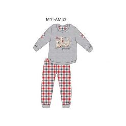 Piżama Kids Boy 174/83 My Family szara r. 128. Szare bielizna dla chłopców Cornette. Za 50.80 zł.
