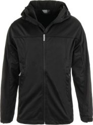 Damska kurtka softshell Promodoro z kapturem czarna 2XL. Czarne kurtki damskie Erima, s, bez wzorów, z materiału, z kapturem. Za 232.99 zł.