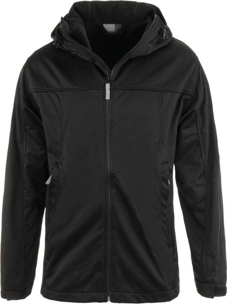 Damska kurtka softshell Promodoro z kapturem czarna 2XL. Czarne kurtki damskie Erima, s, bez wzorów, z materiału, z kapturem. Za 232.99 zł.