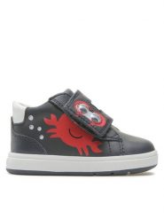 Geox Półbuty B Biglia Boy B354DC08554C4211 Granatowy. Niebieskie półbuty chłopięce Geox, bez wzorów, ze skóry, bez zapięcia. Za 309.99 zł.