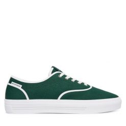 Tenisówki Tommy Hilfiger. Zielone trampki męskie Tommy Hilfiger, bez wzorów, bez zapięcia. Za 369.99 zł.