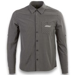 Koszula Ande Arizona M/L Dorośli. Szare koszule męskie ANDE, l, bez wzorów, z elastanu, sportowe, bez kołnierzyka, bez ramiączek. Za 313.99 zł.