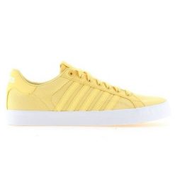 Buty K-swiss Tenisi - Belmont So T Sherbet W 93739-740-M żółte. Żółte obuwie sportowe damskie bez wzorów, z materiału, tenisowe. Za 408.30 zł.