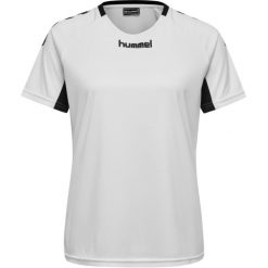 Koszulka sportowa z krótkim rękawem damska Hummel Core Team Jersey Woman S/S. Białe koszulki sportowe damskie Hummel, s, bez wzorów, z jersey, bez kołnierzyka, bez ramiączek, do piłki nożnej. Za 37.00 zł.