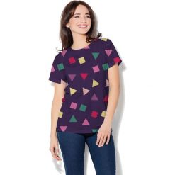 Colour Pleasure Koszulka damska CP-030 115 fioletowa r. XL/XXL. T-shirty damskie Colour Pleasure. Za 70.35 zł.