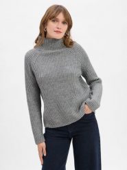 Drykorn Sweter z zawartością wełny i alpaki - Arwen Kobiety Sztuczne włókno szary, XS. Szare swetry damskie DRYKORN, xs, bez wzorów, z materiału, eleganckie, bez kołnierzyka, bez ramiączek, bez kaptura. Za 549.95 zł.