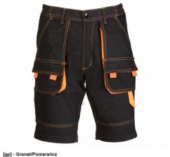 ASKS - BRIXTON SPARK SPODNIE KRÓTKIE 100% BAWEŁNA, BAWEŁNA (100%), 300G/M2, - granat/pomarańcz 60. Krótkie spodenki sportowe męskie Polstar, m, bez wzorów, z bawełny. Za 113.68 zł.