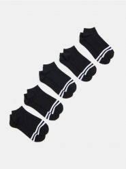 Skarpetki z bawełną 5 pack - czarny. Czarne skarpety męskie Sinsay, bez wzorów, z bawełny. Za 15.99 zł.