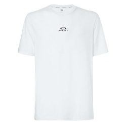 Oakley Koszulka Bark New 457131-100. Białe buty sportowe męskie Oakley, s, bez wzorów, bez kołnierzyka, bez ramiączek, rowerowe. Za 128.75 zł.