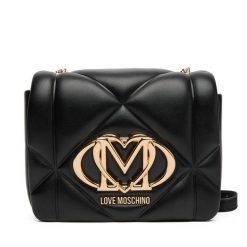 Torebka LOVE MOSCHINO. Czarne listonoszki damskie Love Moschino, bez wzorów, bez dodatków. Za 619.99 zł.