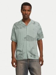 Jack & Jones Koszula Jeff 12268465 Zielony Relaxed Fit. Zielone koszule męskie Jack & Jones, m, bez wzorów, z wiskozy, bez kołnierzyka, bez ramiączek. Za 89.99 zł.