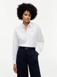 Tommy Hilfiger Bluzka Kobiety Bawełna (100%) biały, 42. Białe bluzki damskie Tommy Hilfiger, bez wzorów, z bawełny, klasyczne, bez kołnierzyka, bez ramiączek. Za 299.95 zł.
