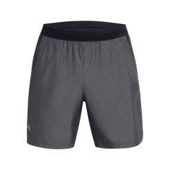 Spodenki do biegania męskie Under Armour Launch 7" Heather. Szare krótkie spodenki sportowe męskie Under Armour, m, bez wzorów, do biegania. Za 149.99 zł.