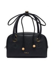 Furla Torebka Poppy Mini WE00915 BX4573 CN O6000 Czarny. Czarne torebki do ręki damskie Furla, bez wzorów, ze skóry, bez dodatków. Za 1,169.00 zł.